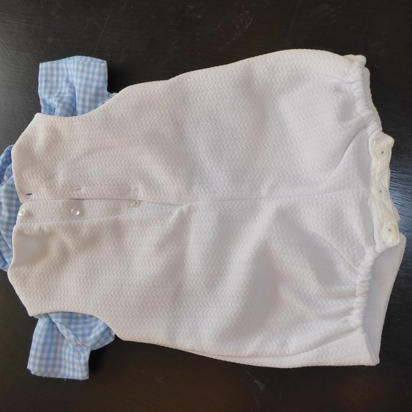 Vintage Tiny Tots Original Baby Boy 2 Piece Romper Outfit - Picture 3 of 4